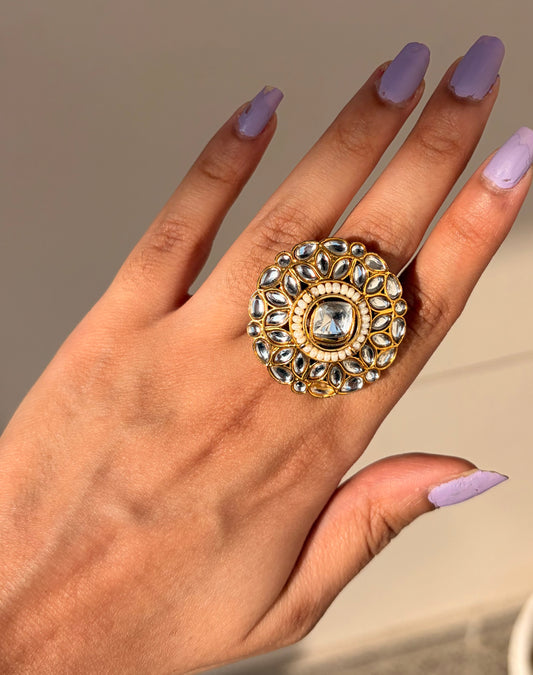 Premium Kundan Ring