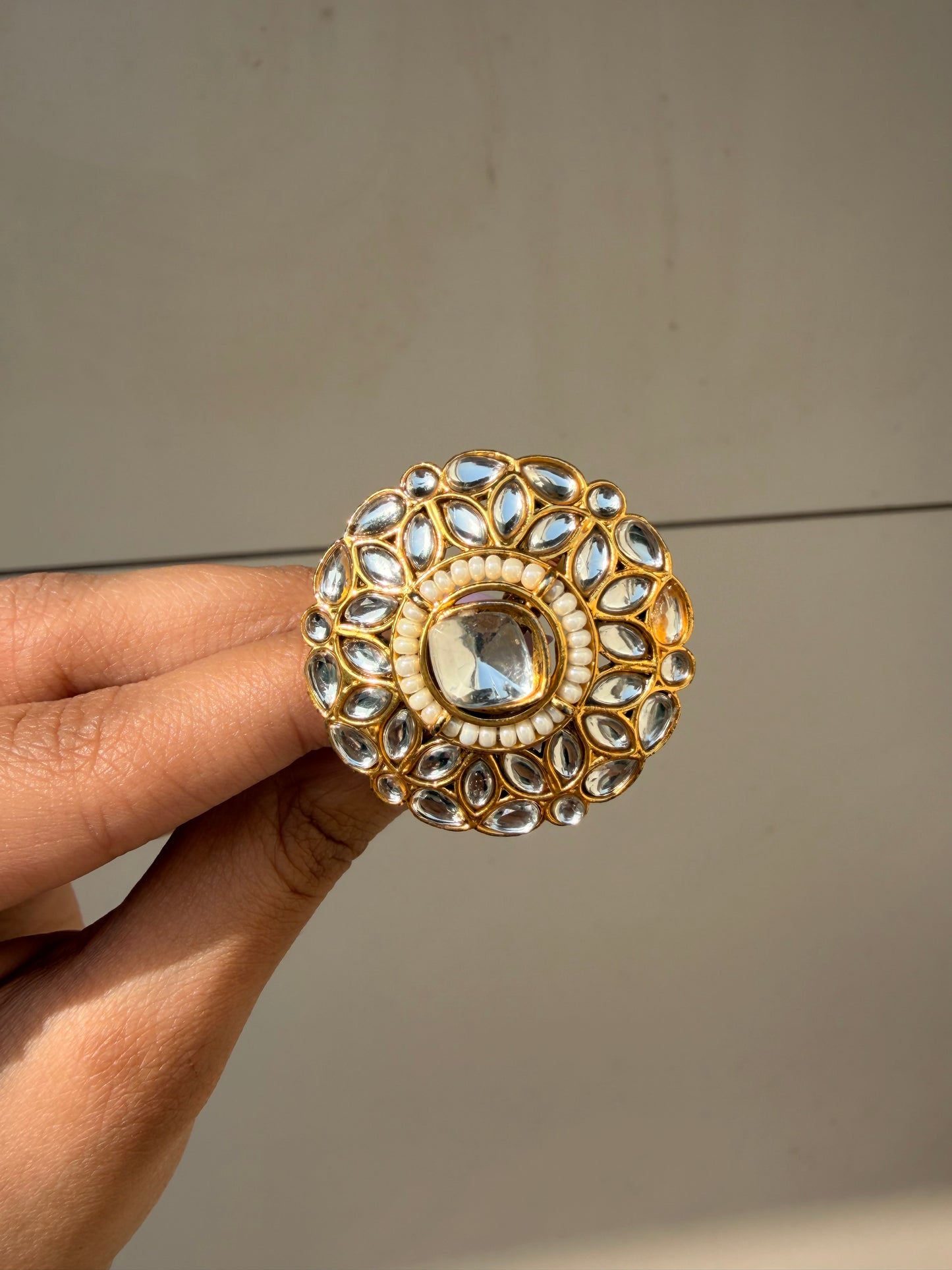 Premium Kundan Ring