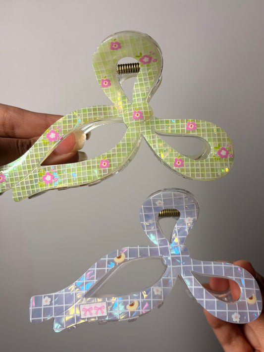 🎀 Ribbon Dreams Claw Clip (Extra Large) ✨
