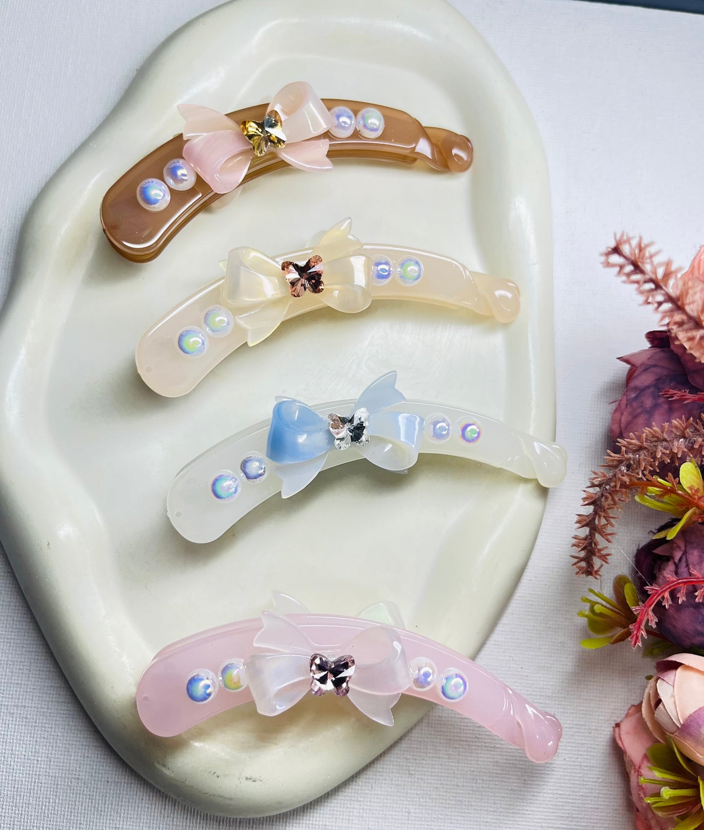 Luxe Bow Banana Clip ( Large )