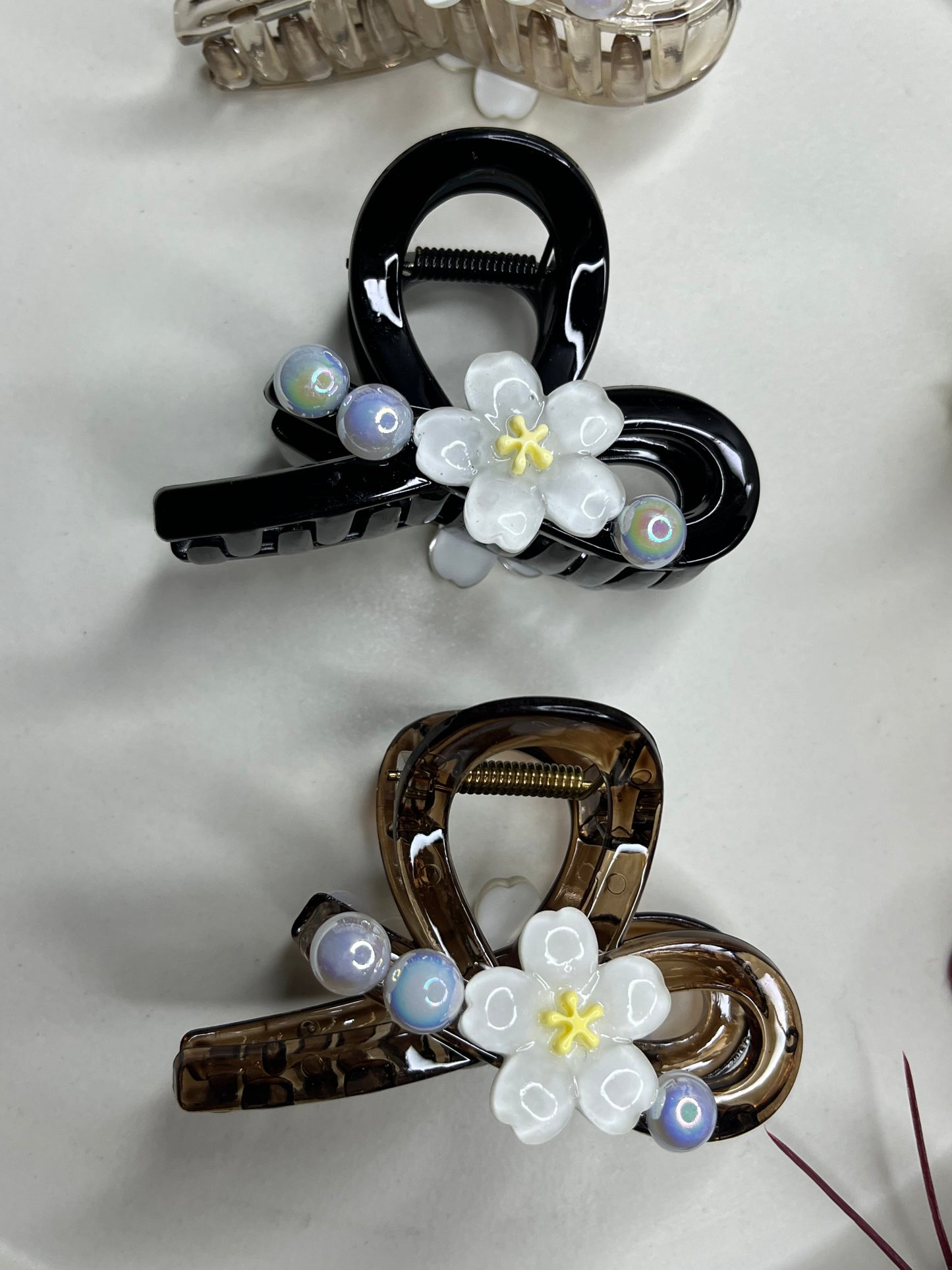 Floral Claw Clip