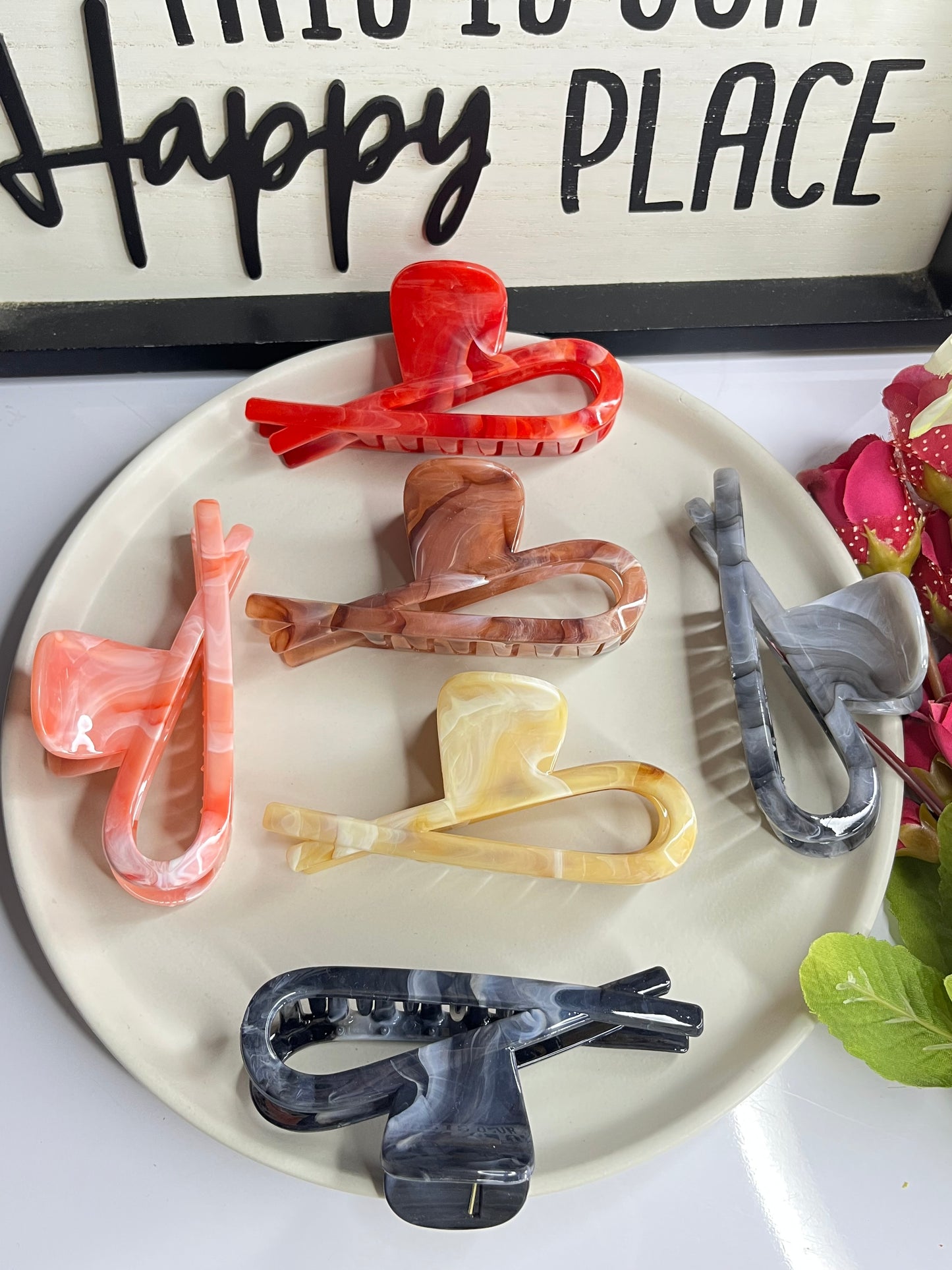 Retro Shark Claw Clip ( Large )
