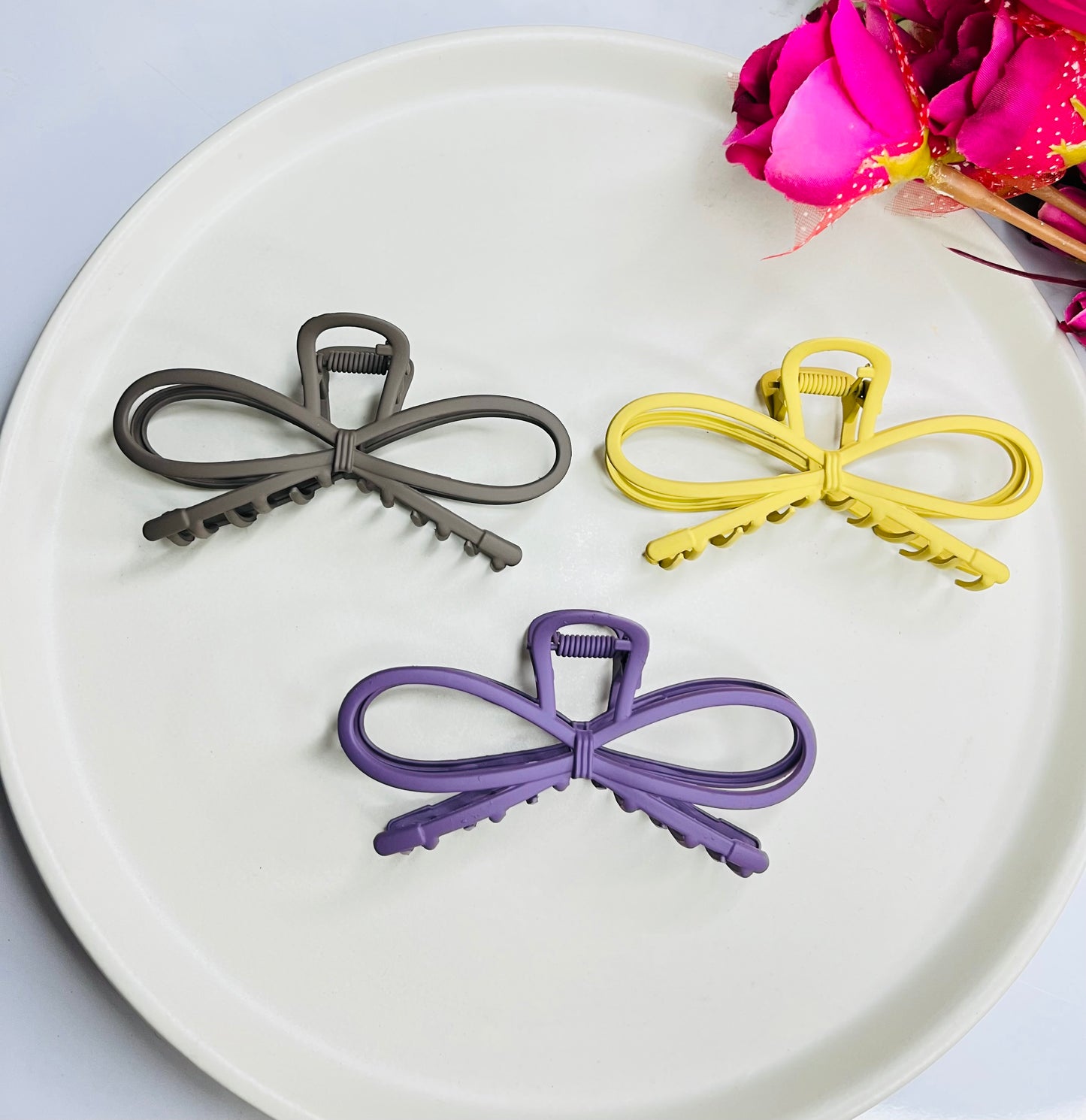 Bow Metal Claw Clip ( Large )