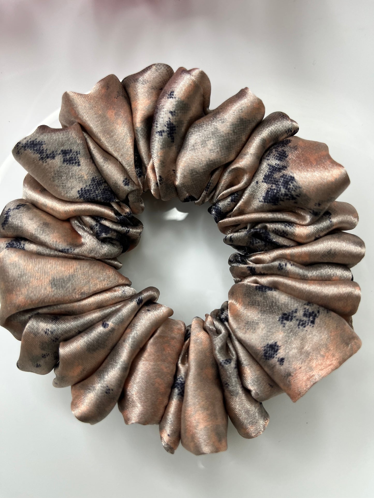 Fluffy Satin Scrunchies