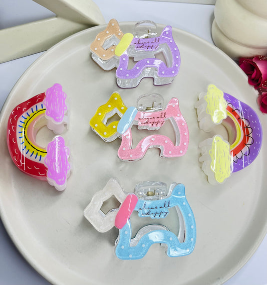 Premium Funky Claw Clip ( Large )