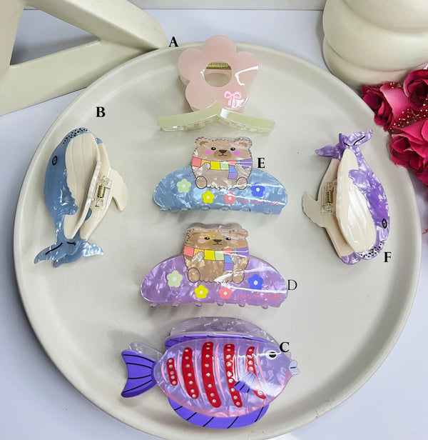Funky Clips Premium Funky Claw Clip ( Large ) – KOJESHA