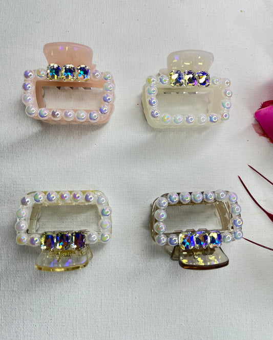Pearl Hair Claw ( Small )
