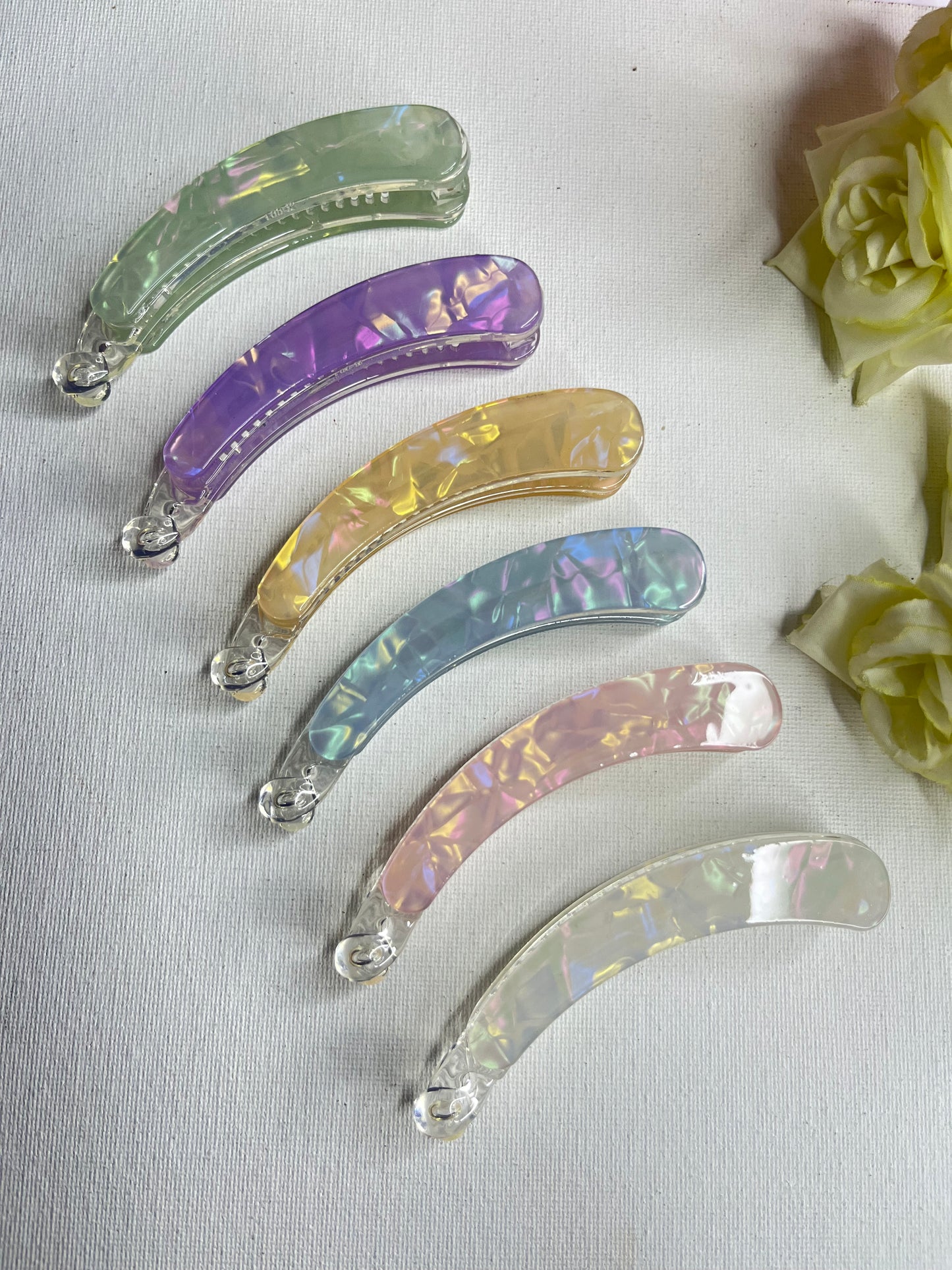 Marble Banana Clip ( Large )