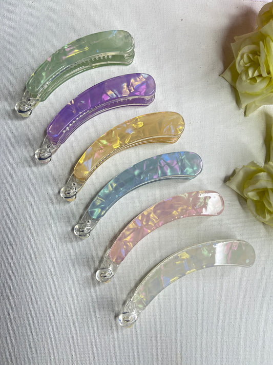 Marble Banana Clip ( Large )
