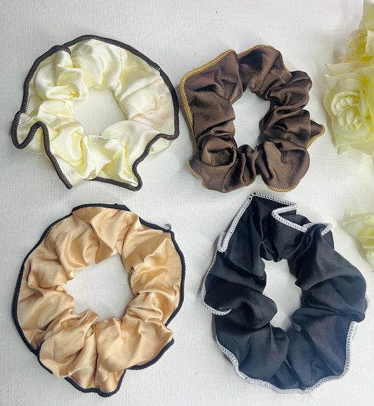 Chocolate Hair Scrunchies