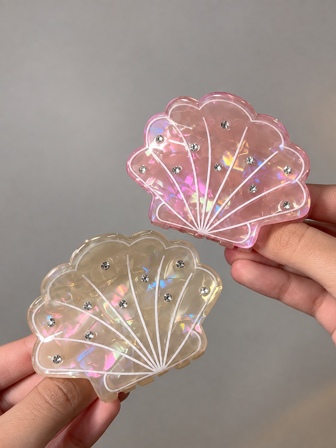 Pearl Shell Claw Clip ( LARGE )