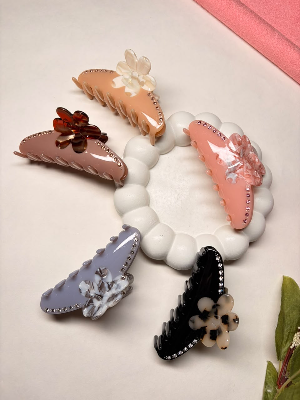 Floral Luxe Claw Clip