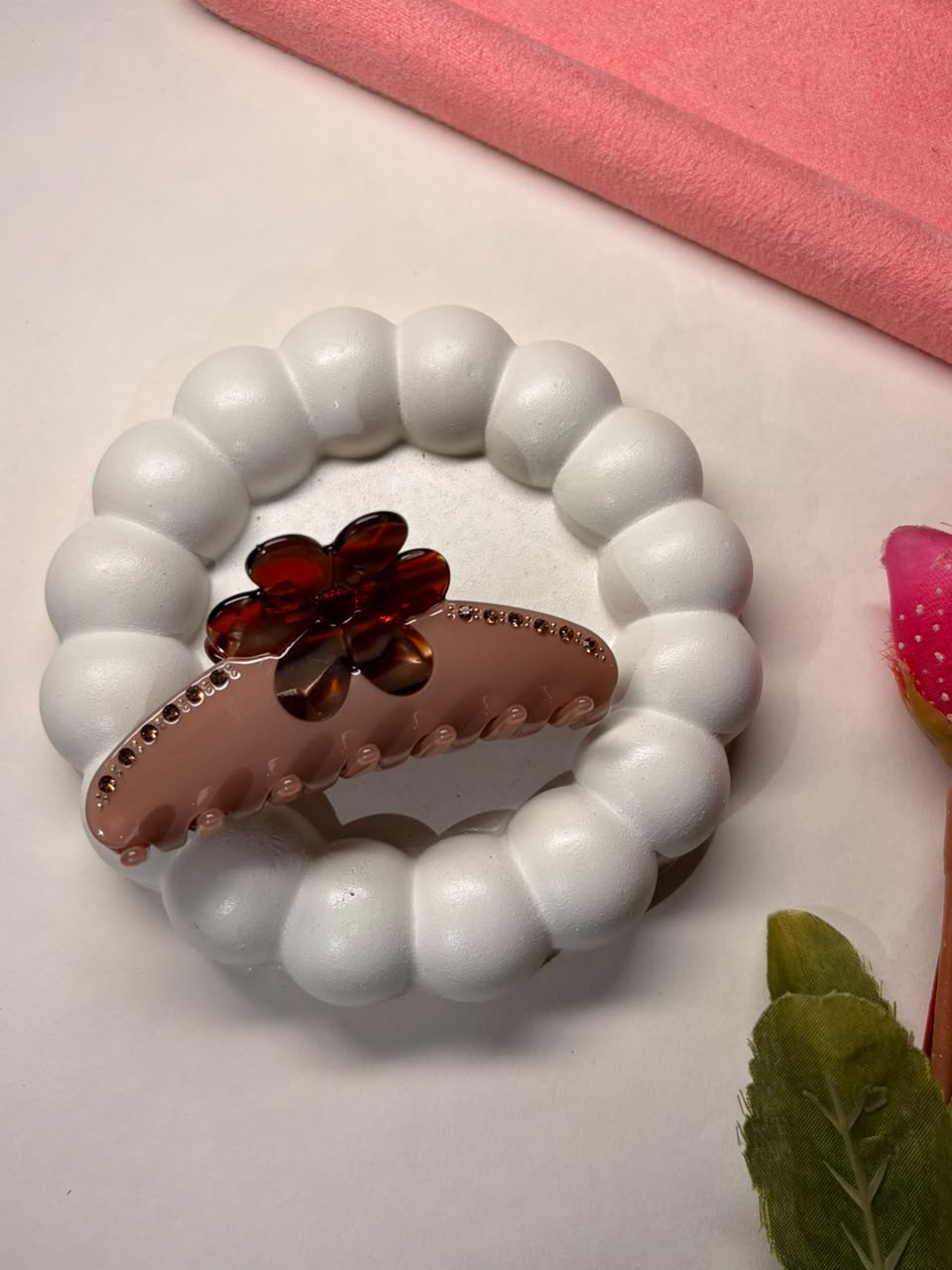 Floral Luxe Claw Clip
