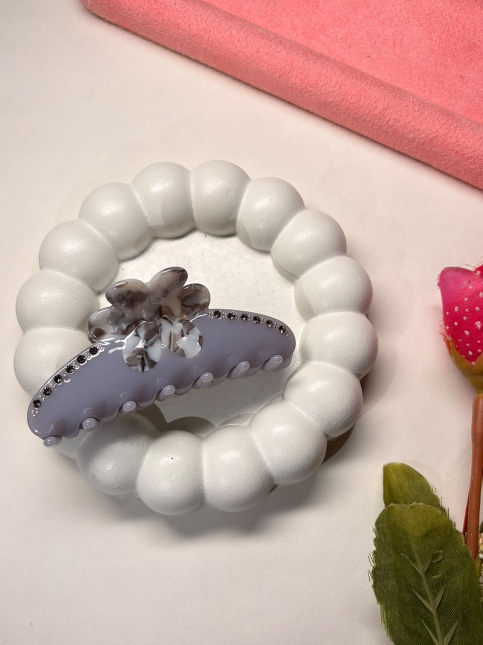 Floral Luxe Claw Clip