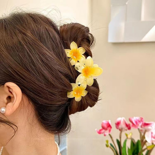 Flower Claw Clip ( Large )