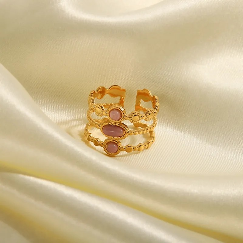 Pink Stone Ring
