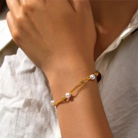 Pearl Chain Bracelet