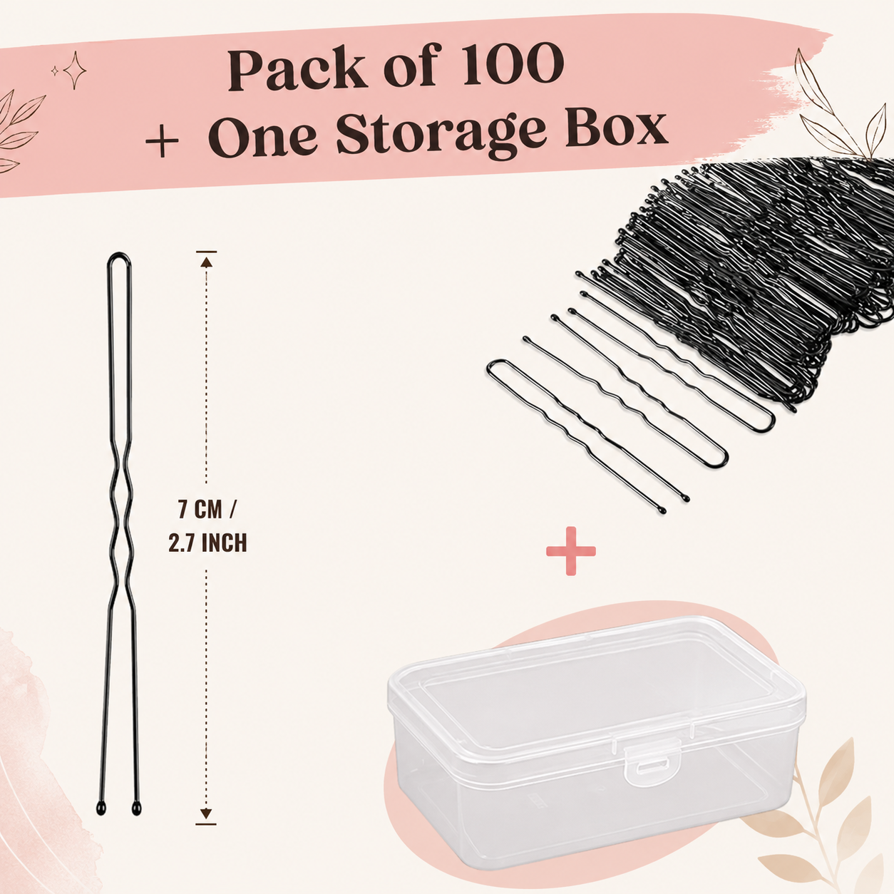 U-Shaped Hair Pins