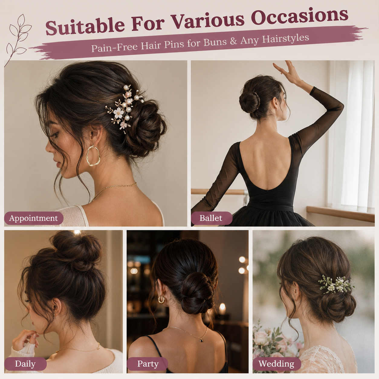 U-Shaped Hair Pins
