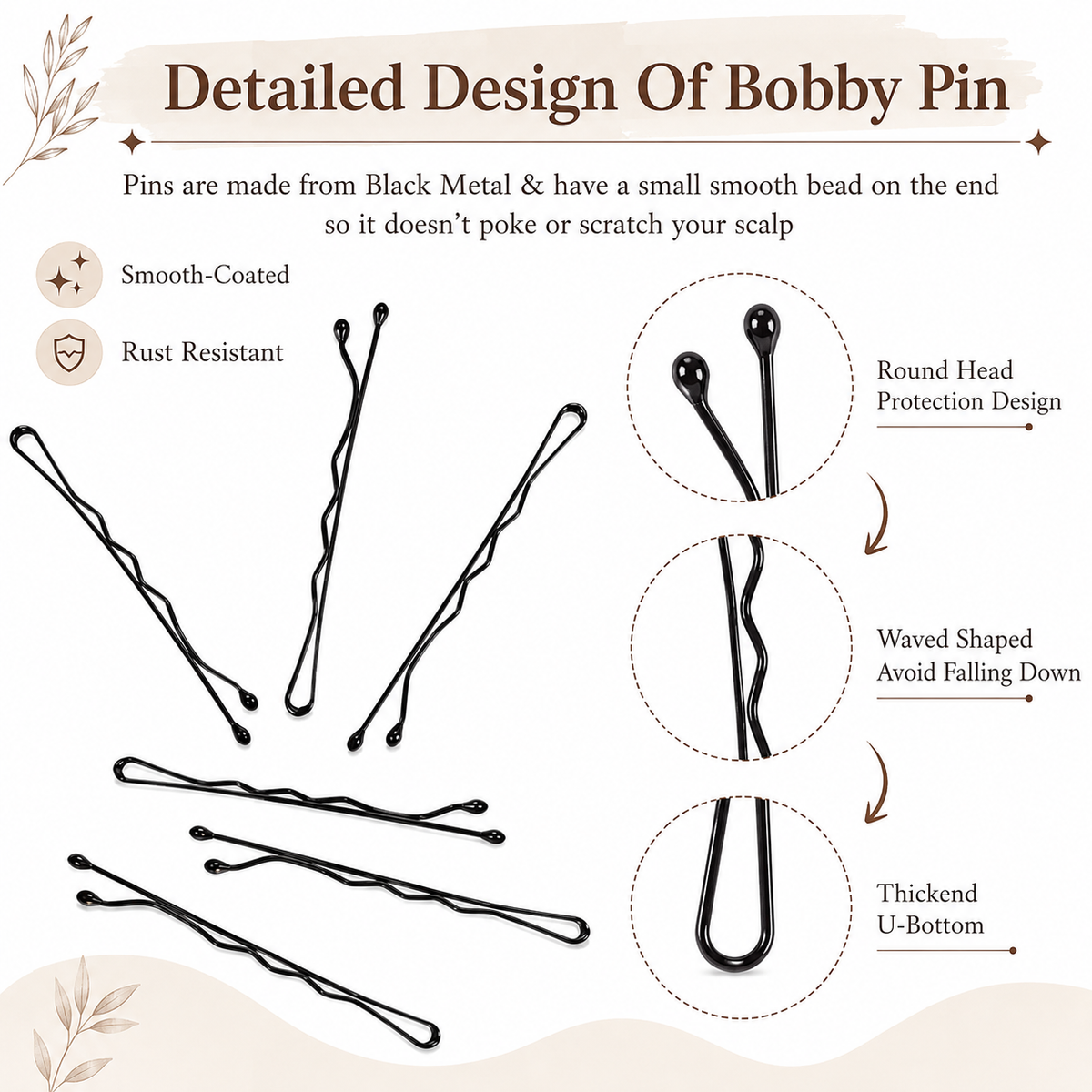 Bobby Hair Pins